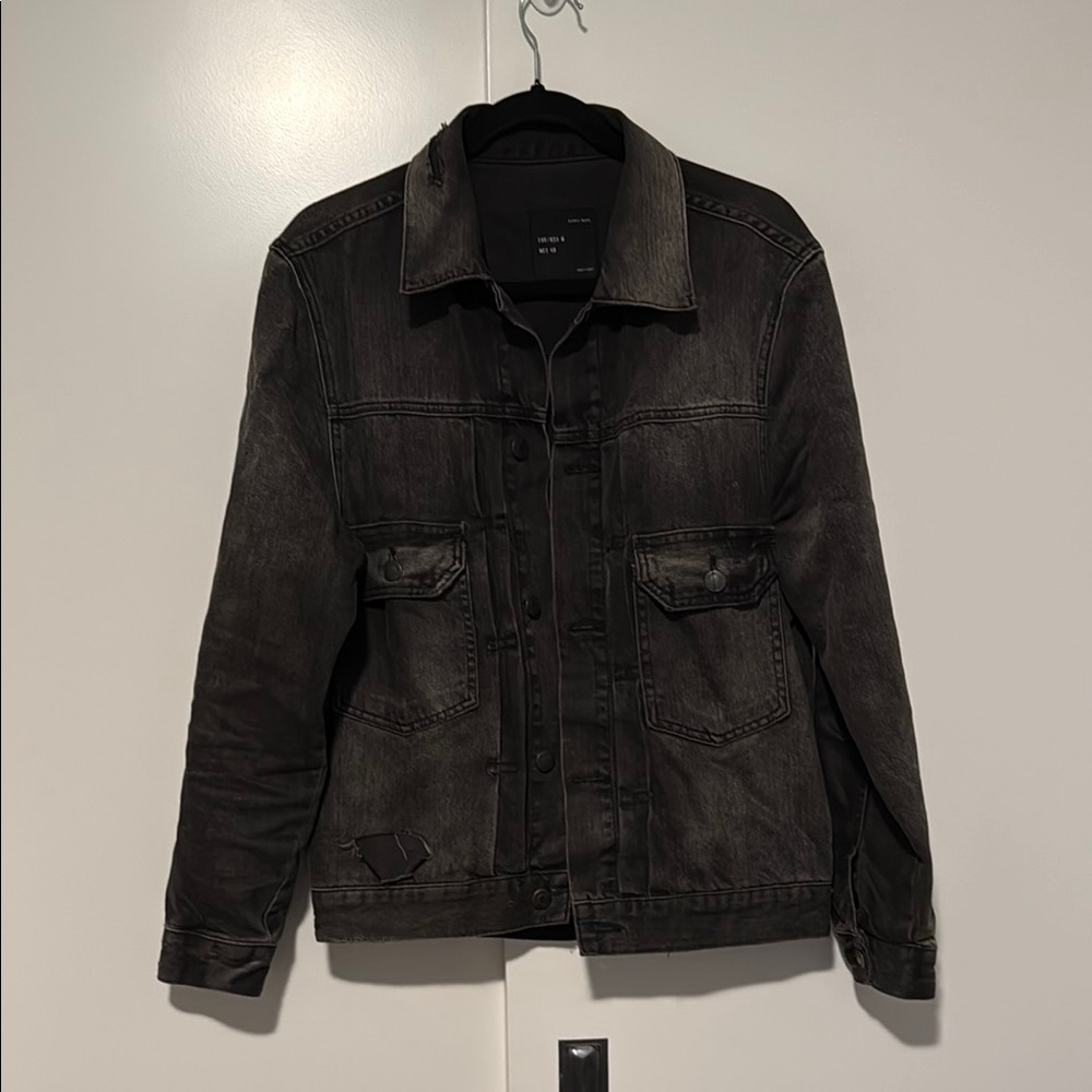 Zara Black Lightweight Shirt Jacket